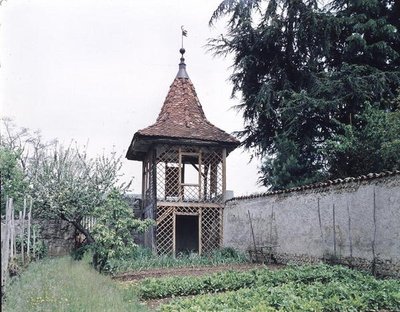 Garden pavilion at the birthplace of Hector Berlioz by French School